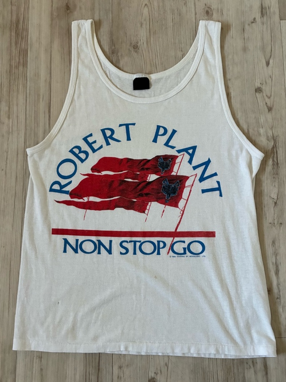 Vintage 1988 Robert Plant Non Stop Go Tour Tank Top